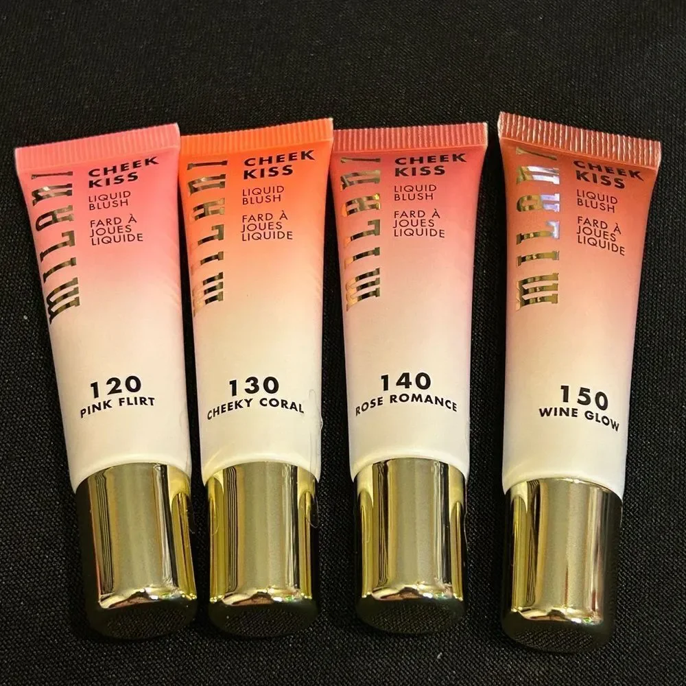 🦋 Milani 120 Pink Flirt Cheek Kiss Liquid Blush New FullSz